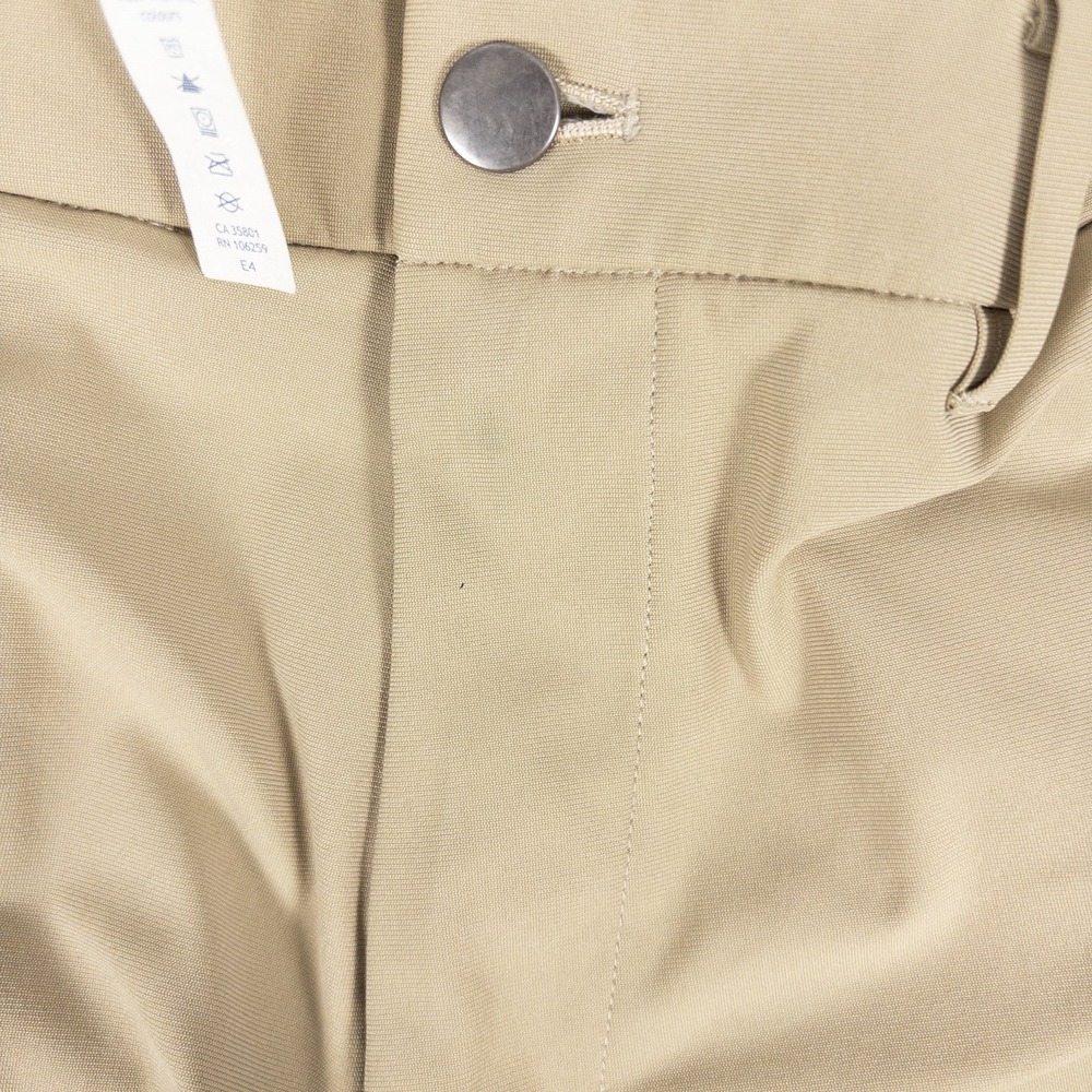 Lululemon ABC Commission Slim Pant Mens 34 Tofino Sand Warpstreme Chino Trousers - Picture 5 of 6
